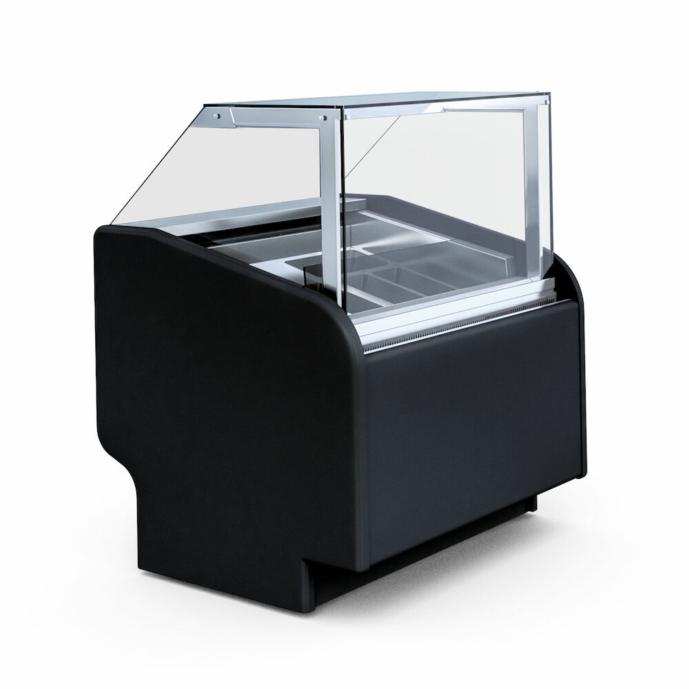 Ice cream display Metos Aruba 2/1.0 SQR Black