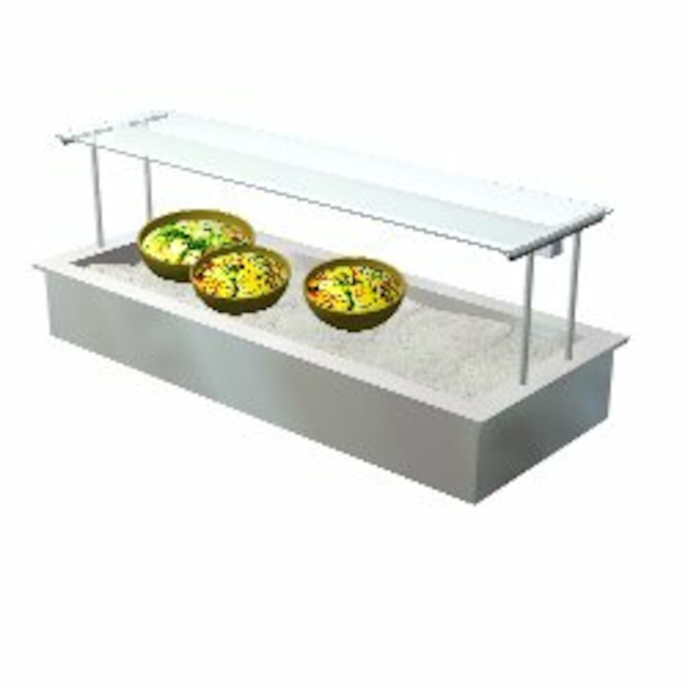 Crushed Ice Basin Metos Drop-In CIB 1600 Nova LED