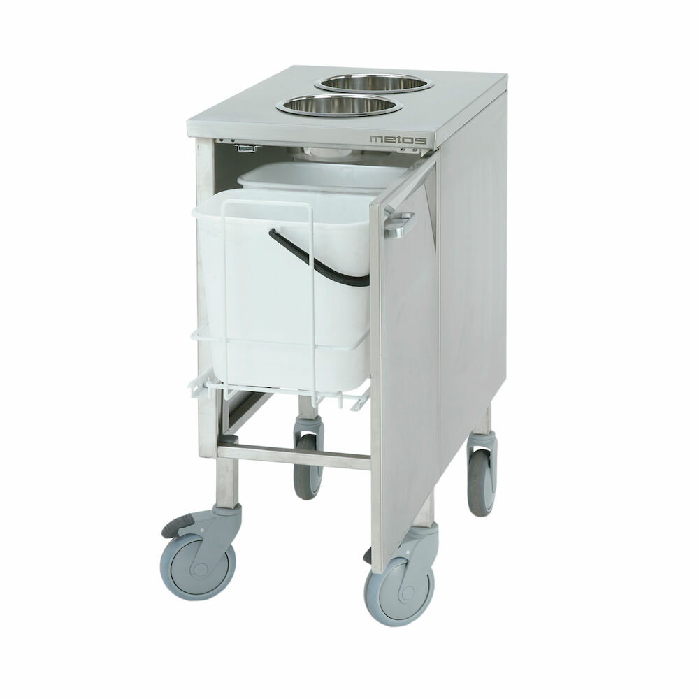 Biowastetrolley 2 x 10l Metos LBJVM-2 2x10l