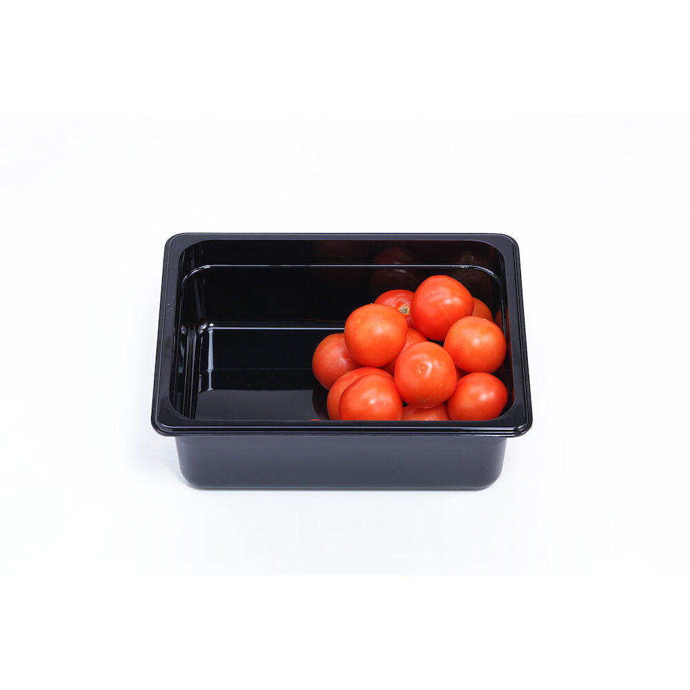 Plastic container Metos GN1/2-100, black