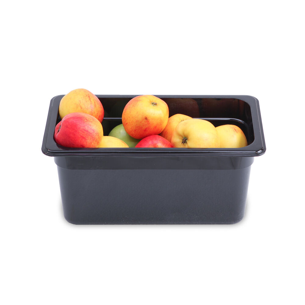 Plastic container Metos GN1/3-150, black