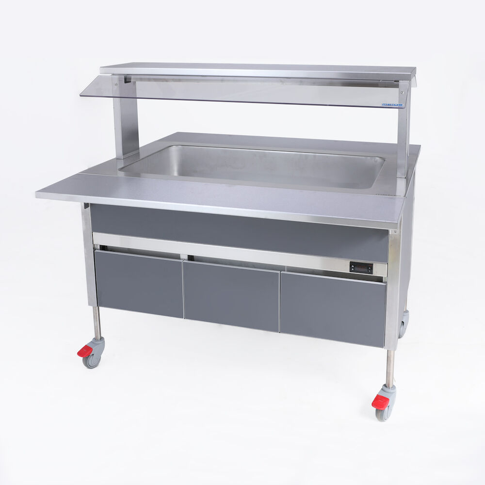 Bain Marie trolley Metos Luna BM 1200x650x750