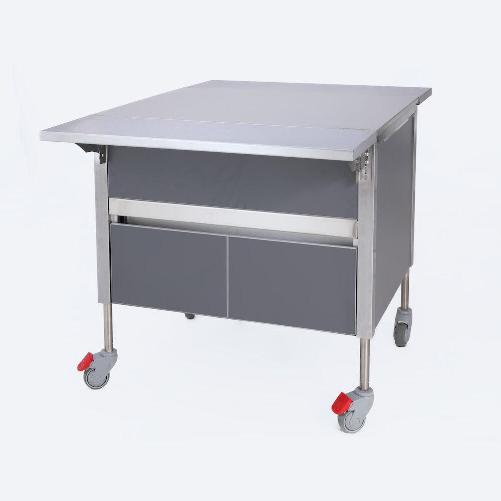 Neutral serving trolley Luna 800x650x750