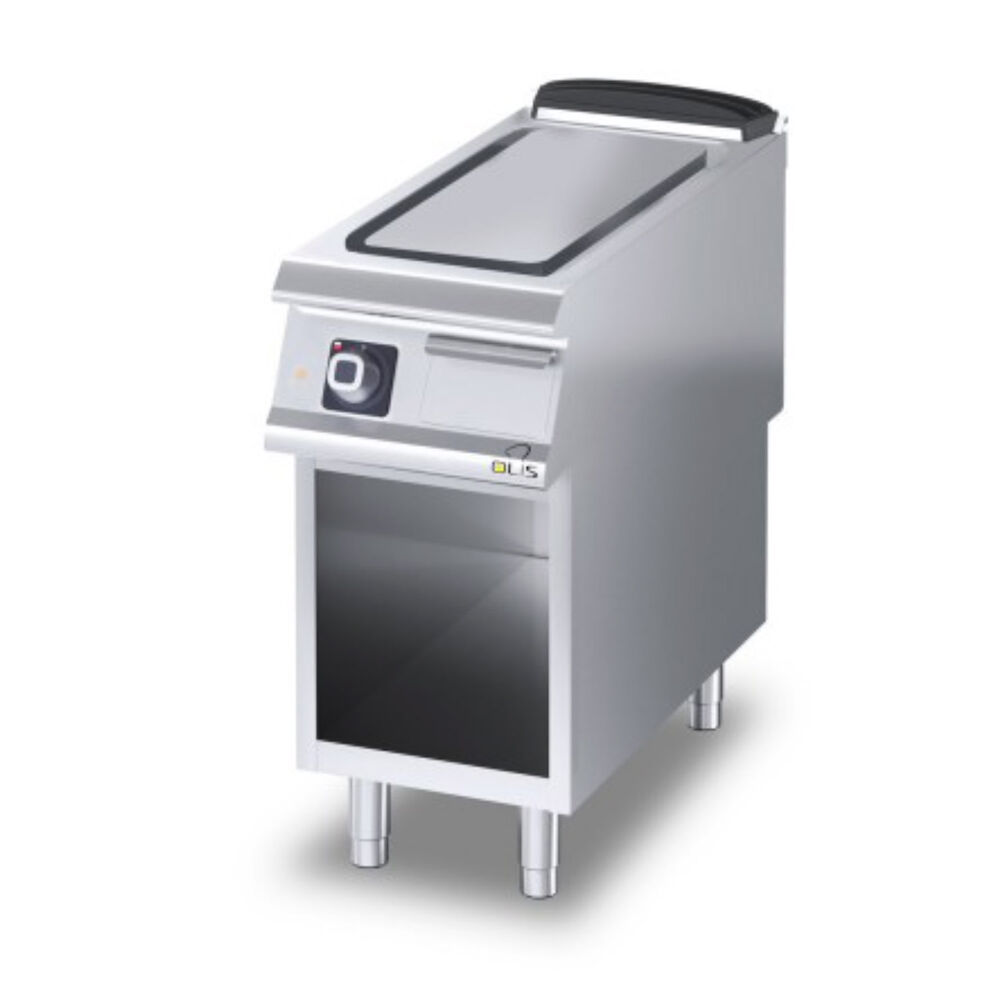 Griddle chromium Metos Diamante D92/10FTEC with open cupboard