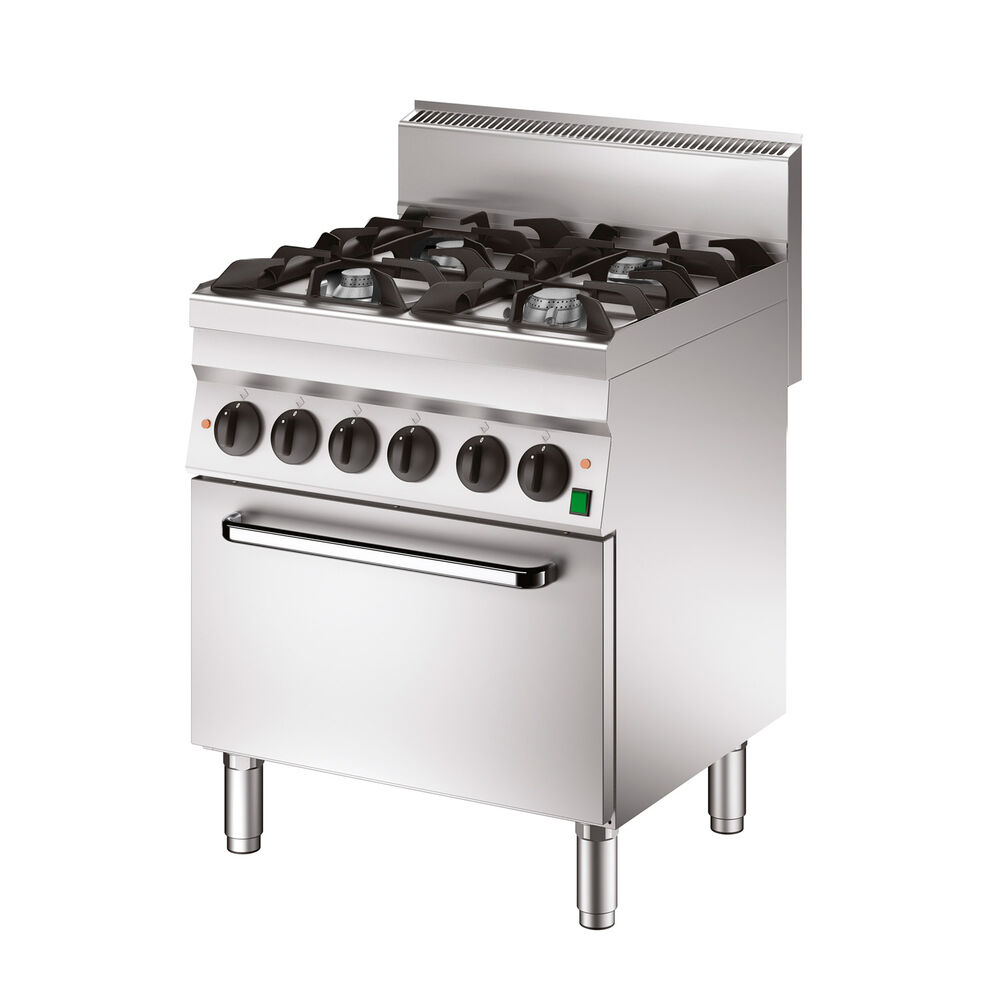 Gasrange with electric oven Metos ONC6FES7GB