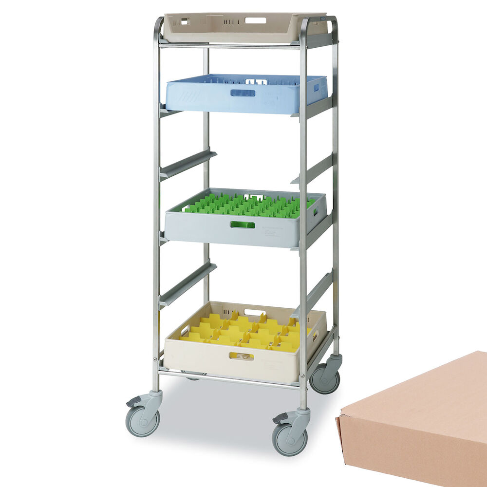 Basket trolley Metos BAT-6 high Flat Pack