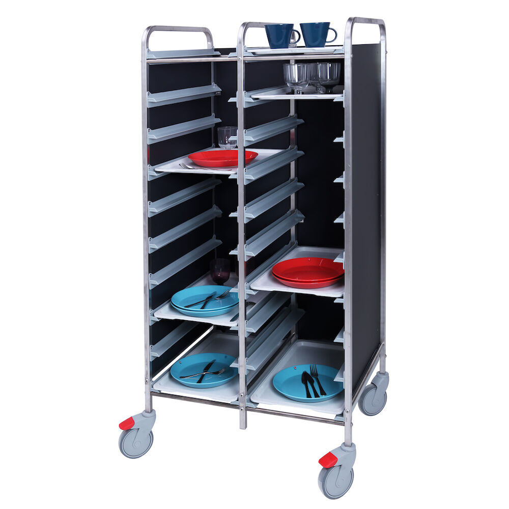 Tray trolley Metos TRT-20C black